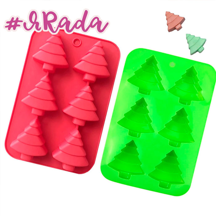 картинка Форма силиконовая "Ёлки", 6 ячеек от магазина ЯРада