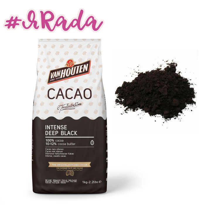 картинка Какао алкализованный Van Houten 10-12% черный, 100гр от магазина ЯРада