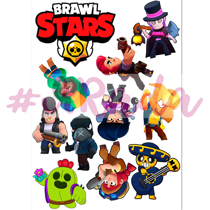 картинка Вафельная картинка "Brawl Stars №5" от магазина ЯРада