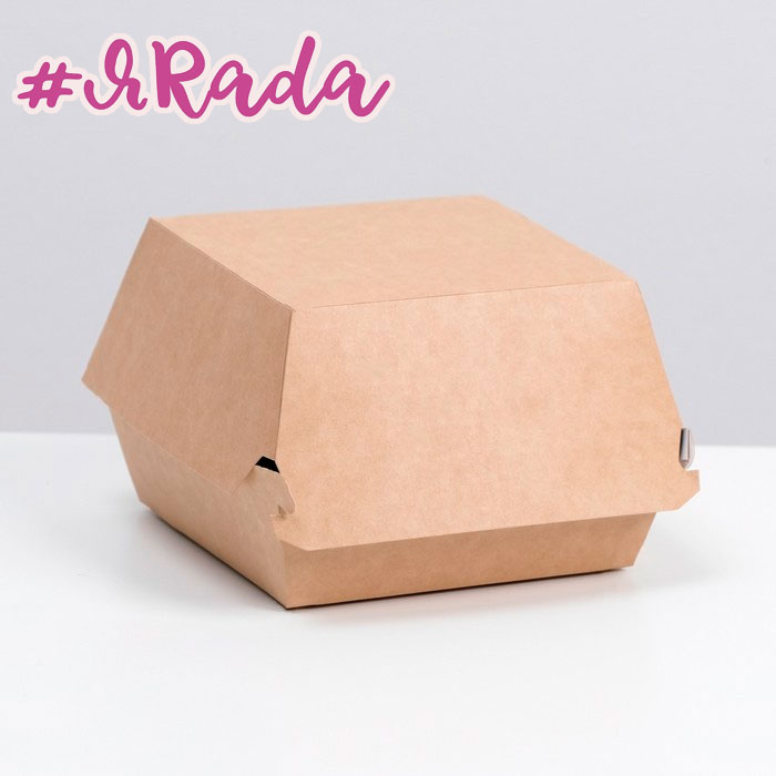 картинка Коробка для бенто-торта, 11 х 11 х 11 см, крафт (дно 11см) от магазина ЯРада