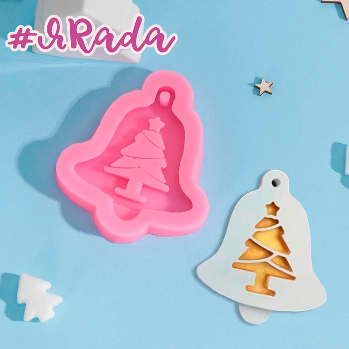 картинка Молд «Рождественский звон», 10×9×1,5 см от магазина ЯРада