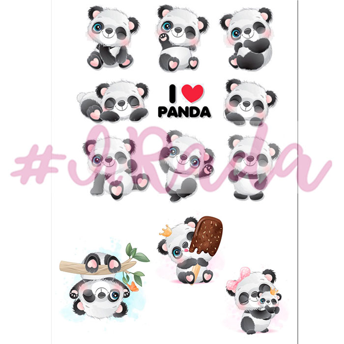картинка Вафельная картинка "Панда №1" от магазина ЯРада