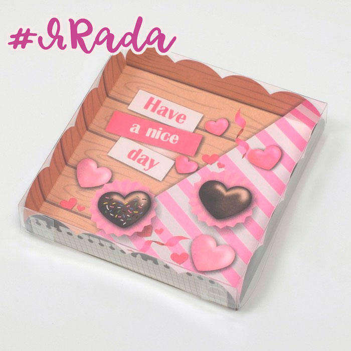 картинка Коробка для пряников "Хорошего дня", 15 х 15 х 3 см от магазина ЯРада