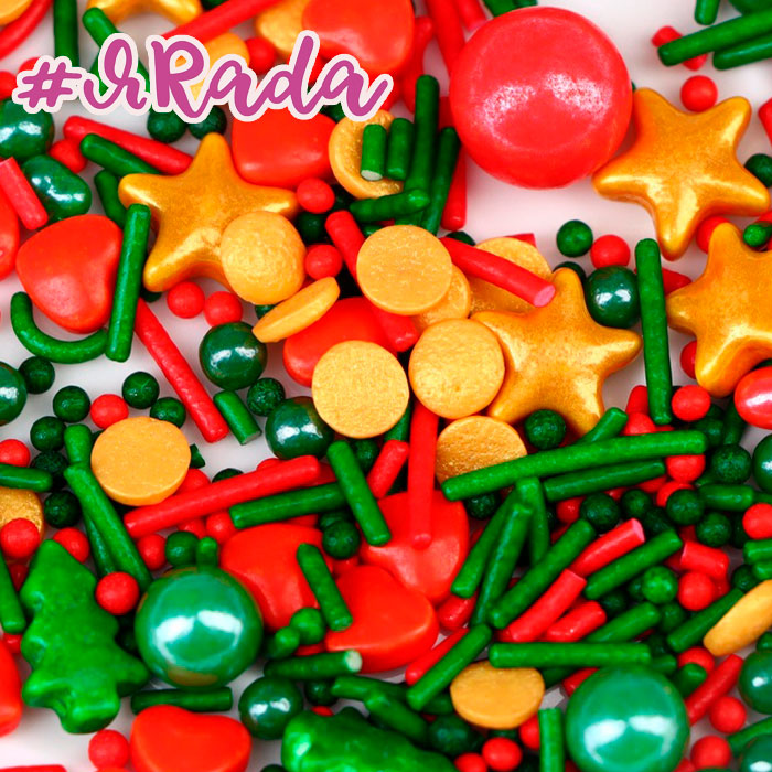 картинка Кондитерская посыпка "Новогодний микс №3", 20 г от магазина ЯРада