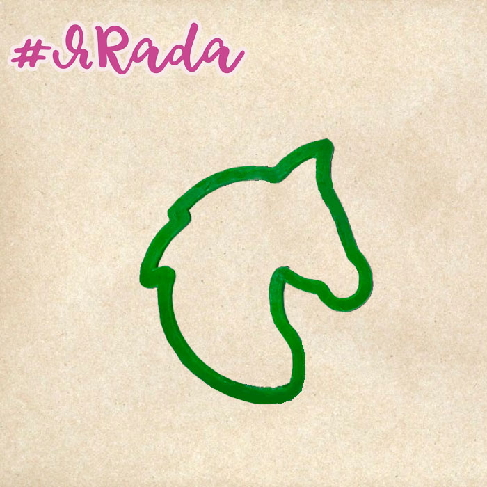 картинка Вырубка для пряников "Лошадь 1", 11,5х9,5 см от магазина ЯРада