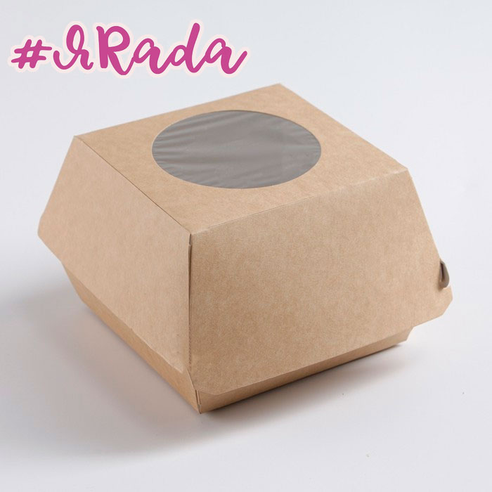картинка Коробка для бенто-торта, 12 х 12 х 10 см от магазина ЯРада