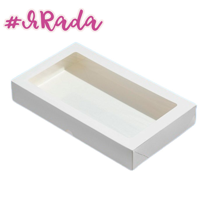 картинка Упаковка с окном, белая, 20 х 12 х 4 см (м) от магазина ЯРада