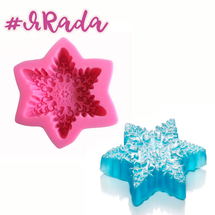 картинка Молд "Снежинка" 8см от магазина ЯРада