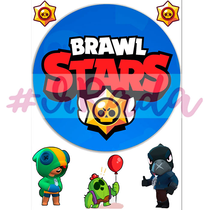 картинка Вафельная картинка "Brawl Stars №7" от магазина ЯРада