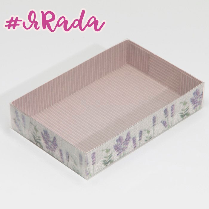 картинка Коробка для пряников «Лаванда», 17 × 12 × 3,5 см от магазина ЯРада