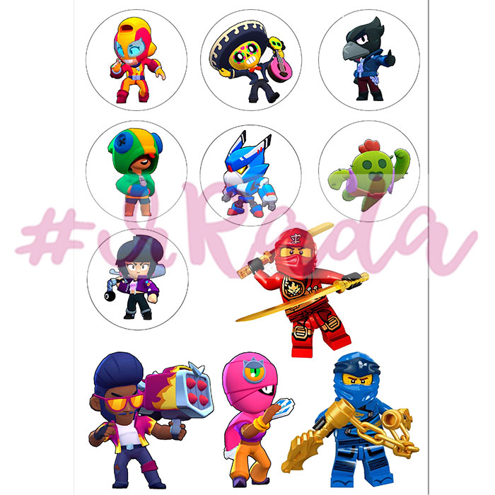 картинка Вафельная картинка "Brawl Stars №6" от магазина ЯРада