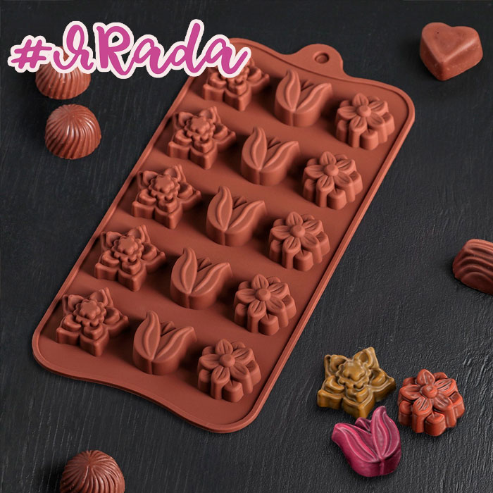 картинка Форма для льда и шоколада "Поляна", 15 ячеек от магазина ЯРада