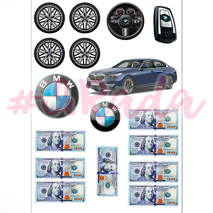 картинка Вафельная картинка "BMW №2" от магазина ЯРада