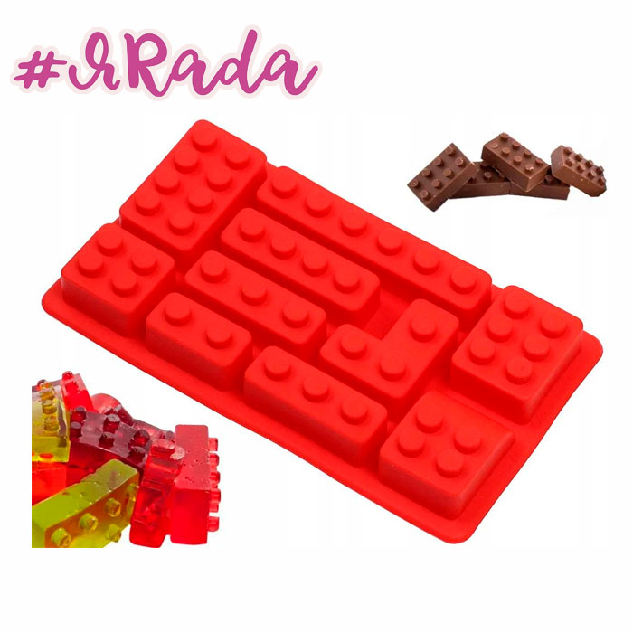 картинка Форма для льда и шоколада "Лего", 10 ячеек от магазина ЯРада