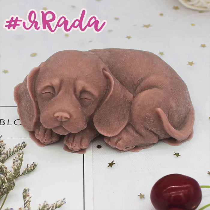 картинка Молд "Спящая собачка" 3D от магазина ЯРада