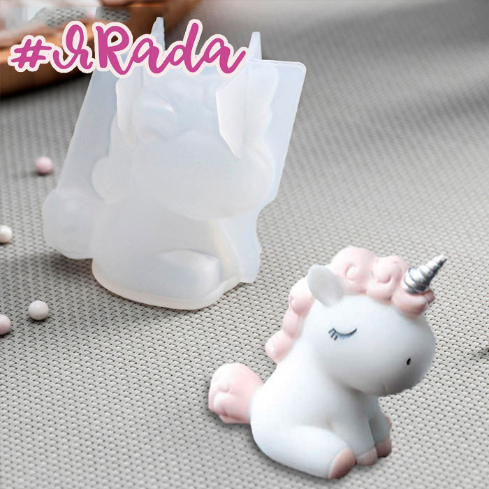 картинка Молд 3D «Единорожка», 4,5×3,3×6 см от магазина ЯРада