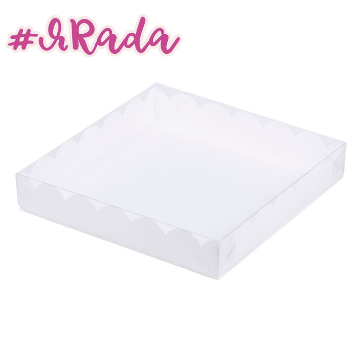 картинка Коробочка для печенья, белая, 20 х 20 х 3,5 см РБ от магазина ЯРада