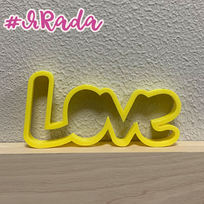 картинка Вырубка для пряников "Love" 12.5х6 см от магазина ЯРада