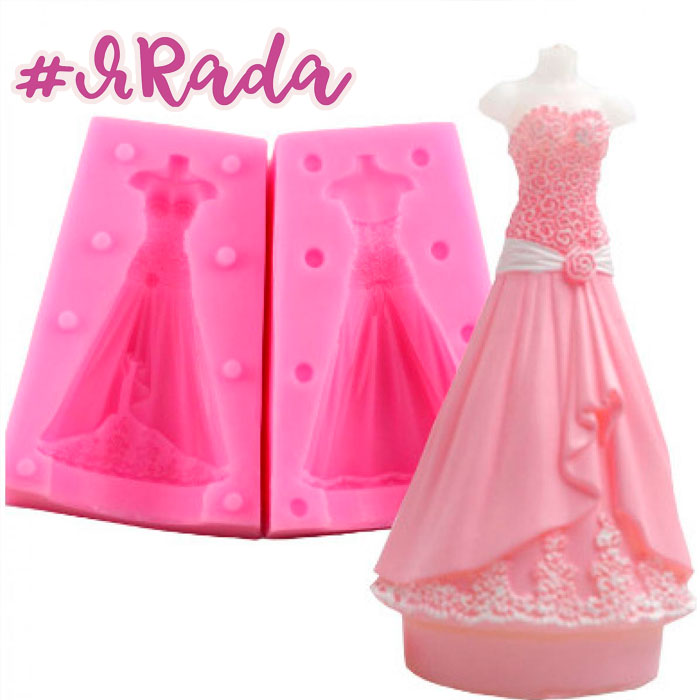 картинка Молд "Платье" 3D от магазина ЯРада