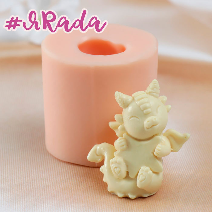 картинка Молд "Дракон обнимает звезду" 5,8х5,2х3 см от магазина ЯРада