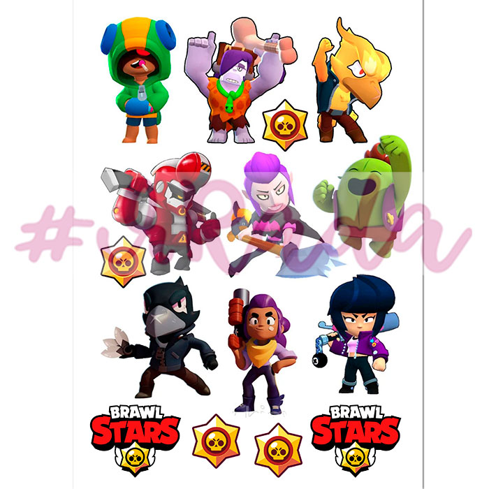 картинка Вафельная картинка "Brawl Stars №4" от магазина ЯРада