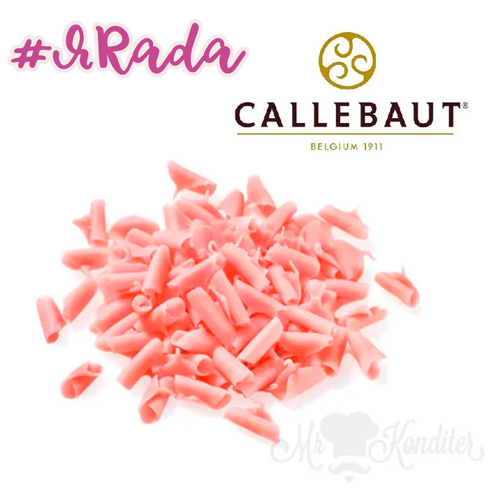картинка Шоколадная стружка "Barry Callebaut" розовая, 50 грамм от магазина ЯРада