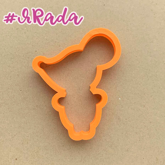 картинка Вырубка для пряников "Мышка с шарфиком" 9см от магазина ЯРада